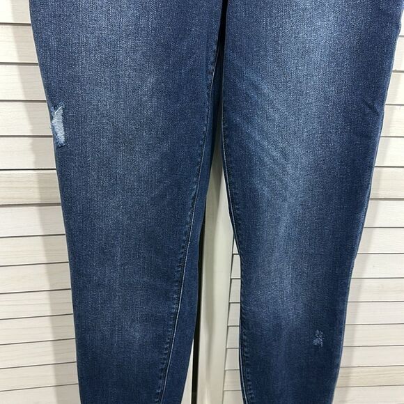 Spanx Jeans Size Large Pull On Distressed EUC - Picture 7 of 12